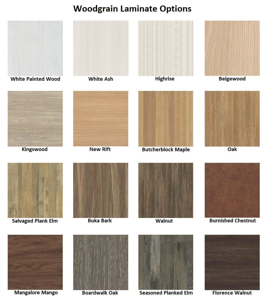 Queen for a Day Retro Dining Table Woodgrain Laminate Options
