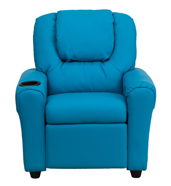 Child Recliner Vinyl with Headrest Front View
