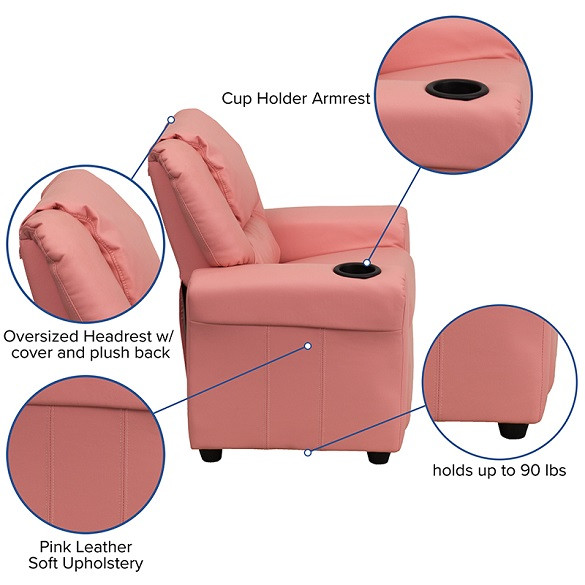 Child Recliner Vinyl with Headrest Details
