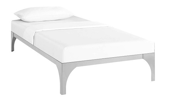 Marcus Silver Twin Size Platform Bed