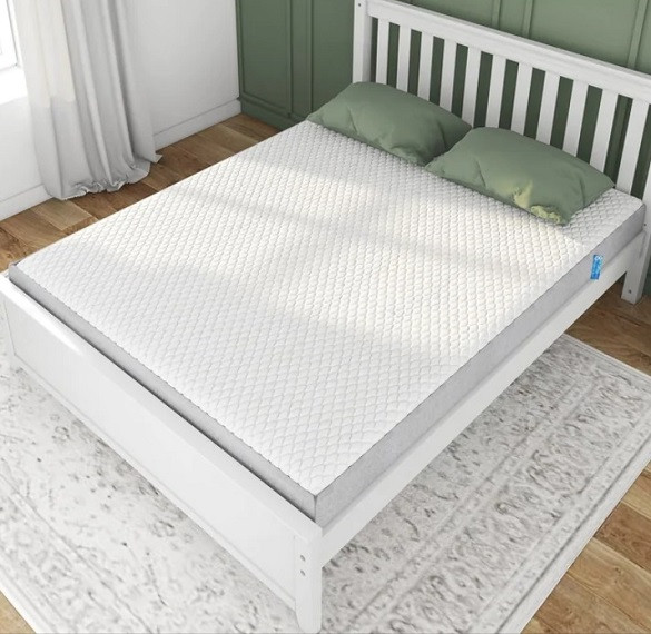 Max Queen Size Memory Foam Mattress shown on Queen Size Bed Frame