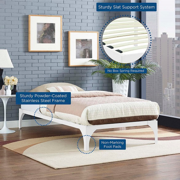 Marcus Full Size Platform Bed Features