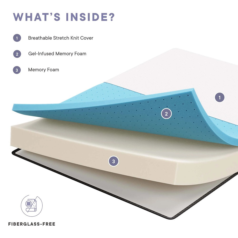 Bryant Memory Foam Twin XL Mattress Layer Detail
