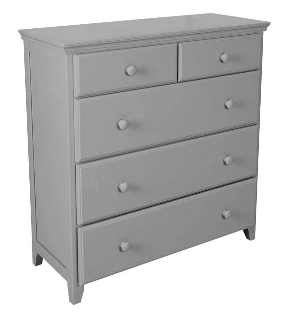 Almere Gray 5 Drawer Chest