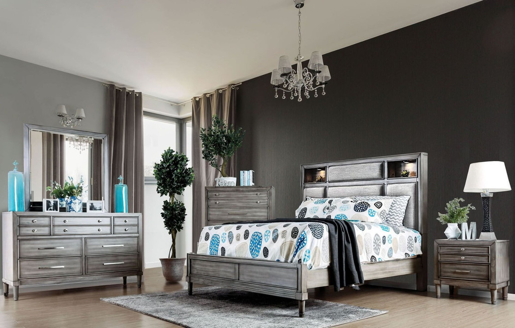 Aires Upholstered Bed Room