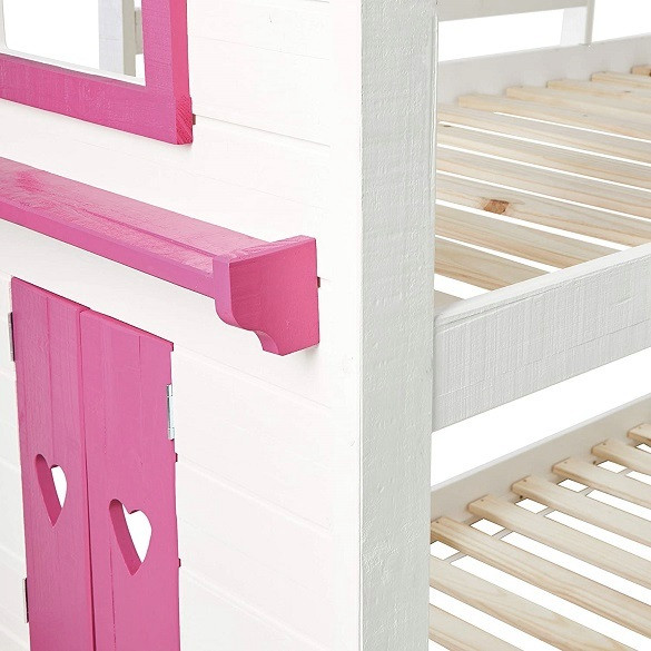 English Cottage Twin Low Bunk Bed Detail