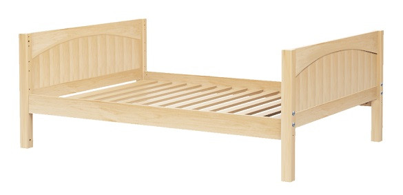 Lingo Natural Finish Kids Full Size Beds-Panel Ends