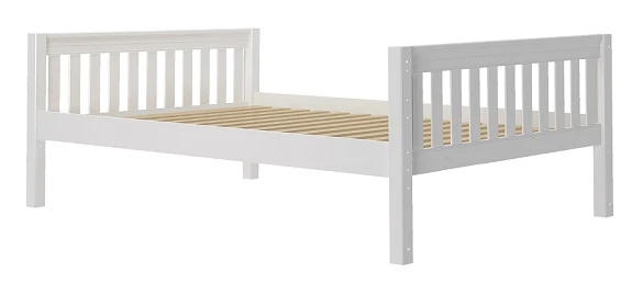 Lingo White Finish Kids Full Size Beds-Slatted Ends