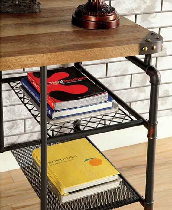 Reston Metal Desk Detail