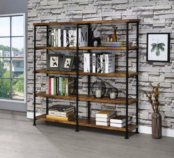 Andria Nutmeg Large Bookcase Room