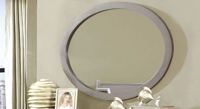 Gunnar Grey Oval Mirror Room