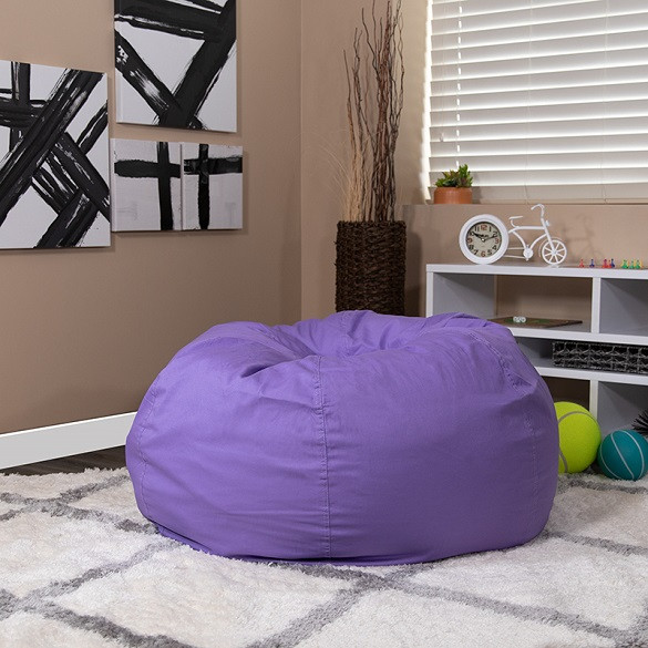 Purple Bean Bag Chairs for Teens Room
