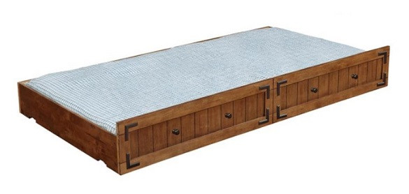 Gideon Honey Twin Trundle only with Mattress