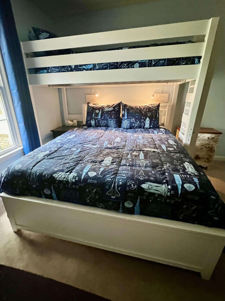 Crystal White L Shaped Loft Customer Photo 01