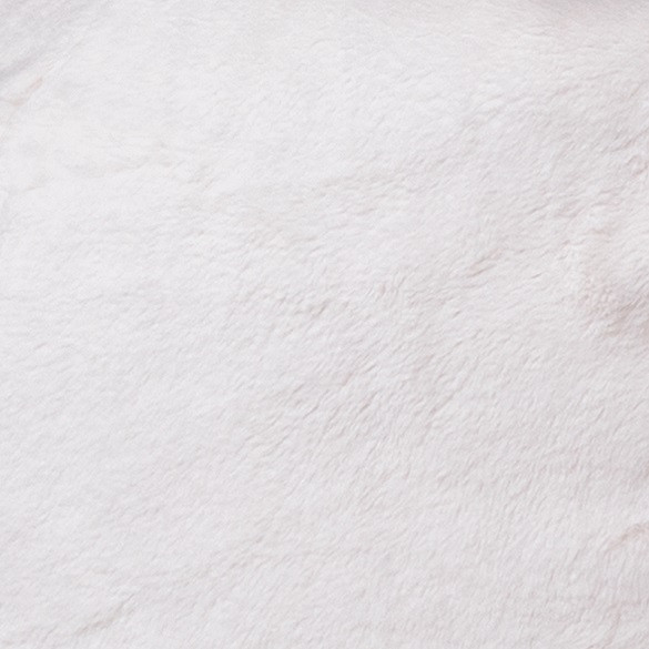 White Faux Fur Bean Bag Chairs for Teens Fabric and Color Detail