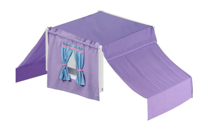 Devon’s White Purple/Light Blue/Hot Pink Top Tent