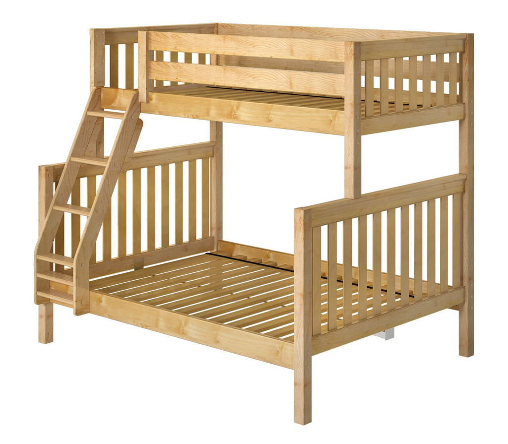 Bennett Natural Twin XL over Full XL Bunk Beds