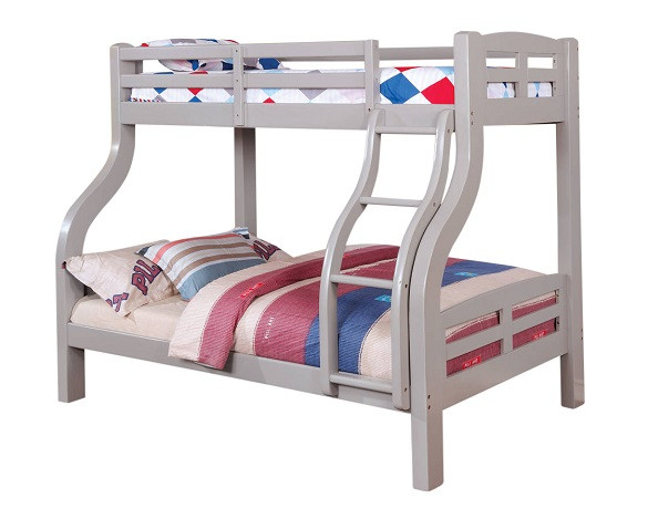 Dunbar Gray Twin over Full Bunk Bed