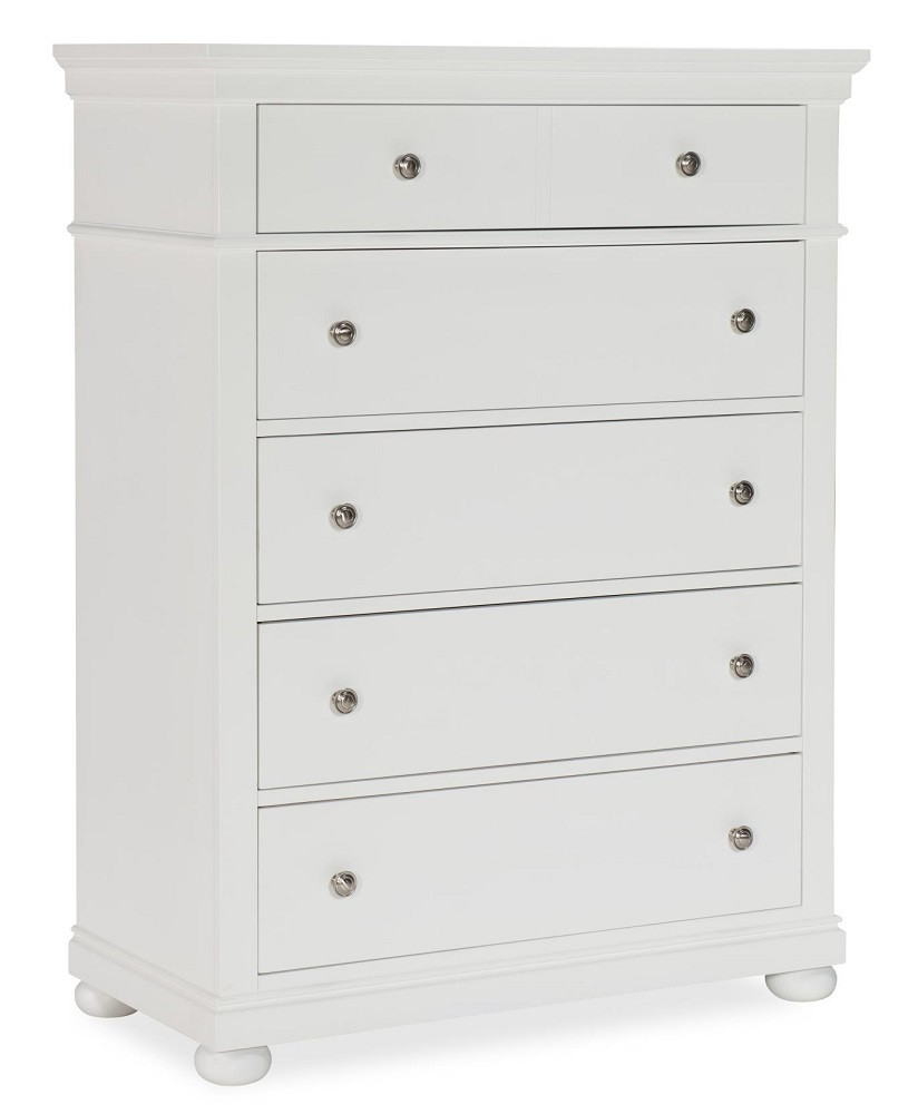 Selena White Chest of Drawers