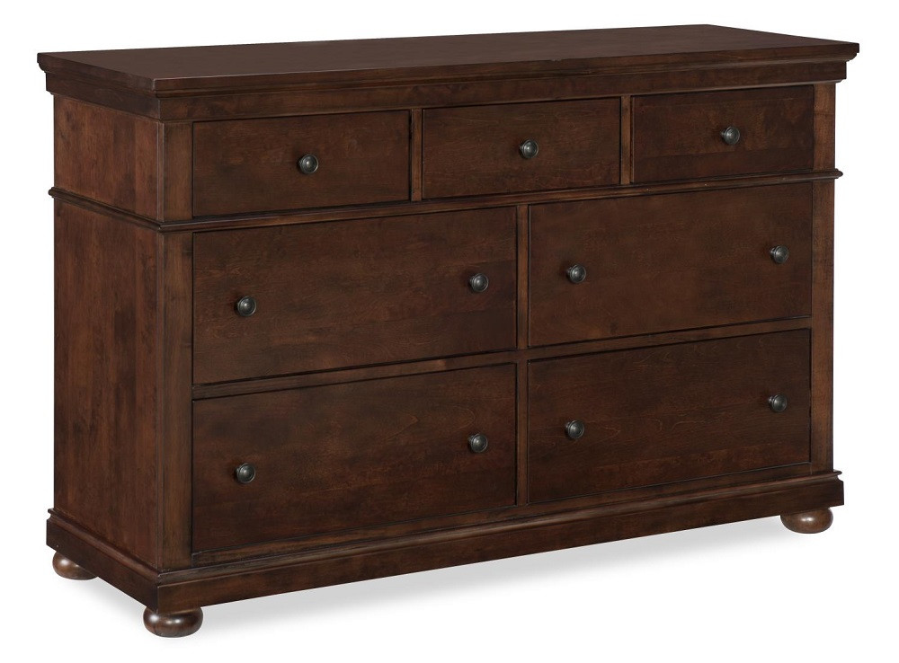 Finn Brown Cherry Double Dresser