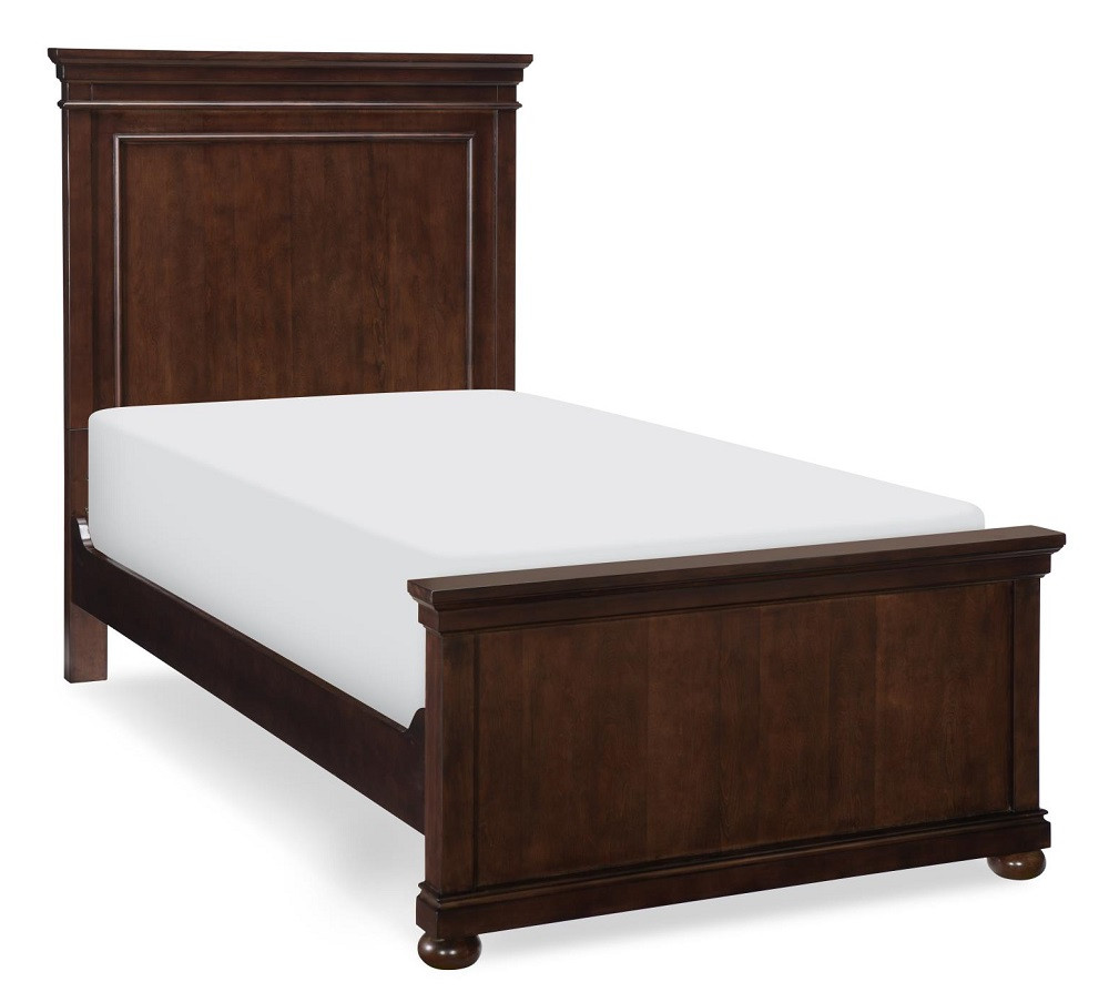 Finn Brown Cherry Twin Bed