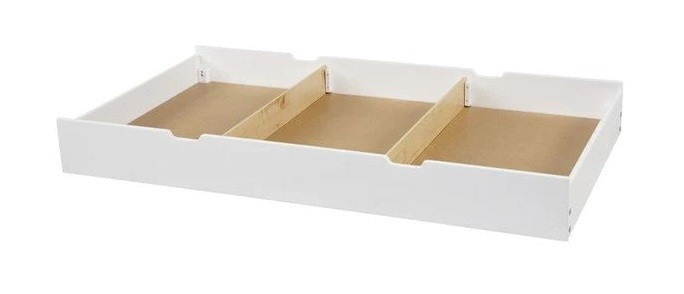 Arthur White Optional Twin XL Storage Trundle with Dividers