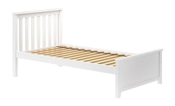 Chelsea White Optional Bottom Twin Bed