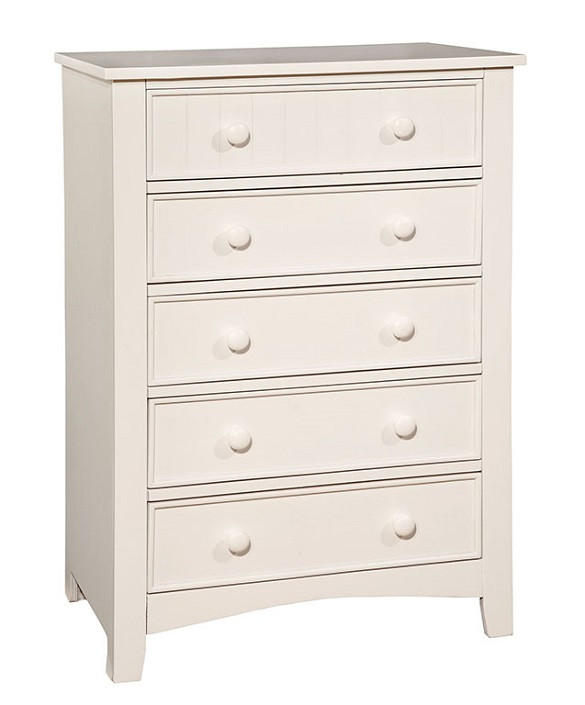 Raelin White Kids Chest of Drawers