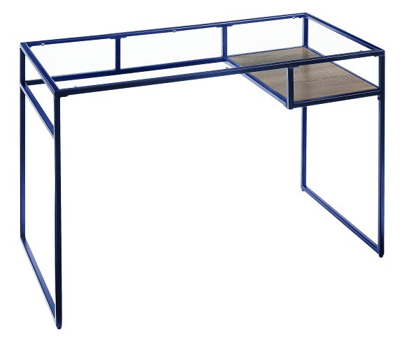 Wilber Hall Metal Desk Blue