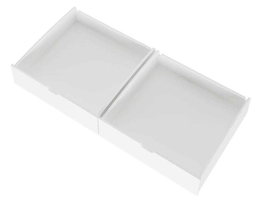 Anaya White Optional Set of 3 Storage Drawers Top View