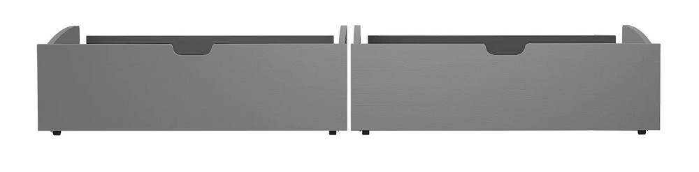 Rylan Gray Optional Set of 2 Storage Drawers Front View