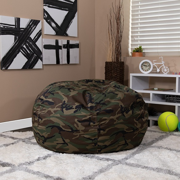 Camo Bean Bag Chairs for Teens Room