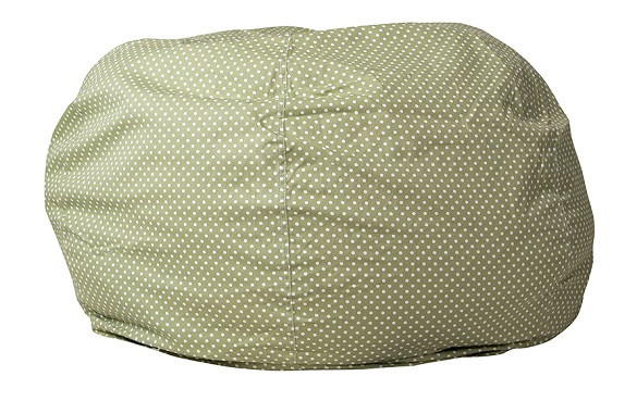 Soft Green Dot Bean Bag Chairs for Teens