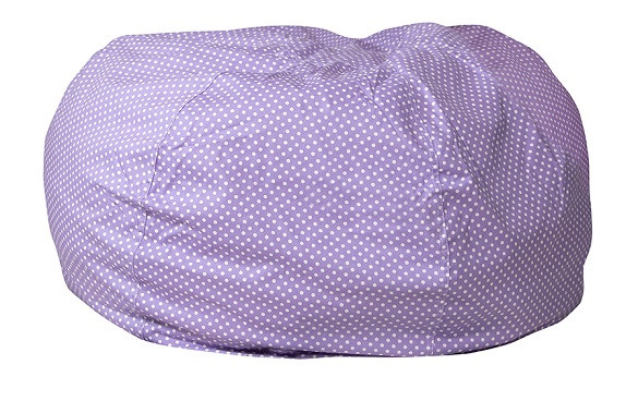 Lavender Dot Bean Bag Chairs for Teens