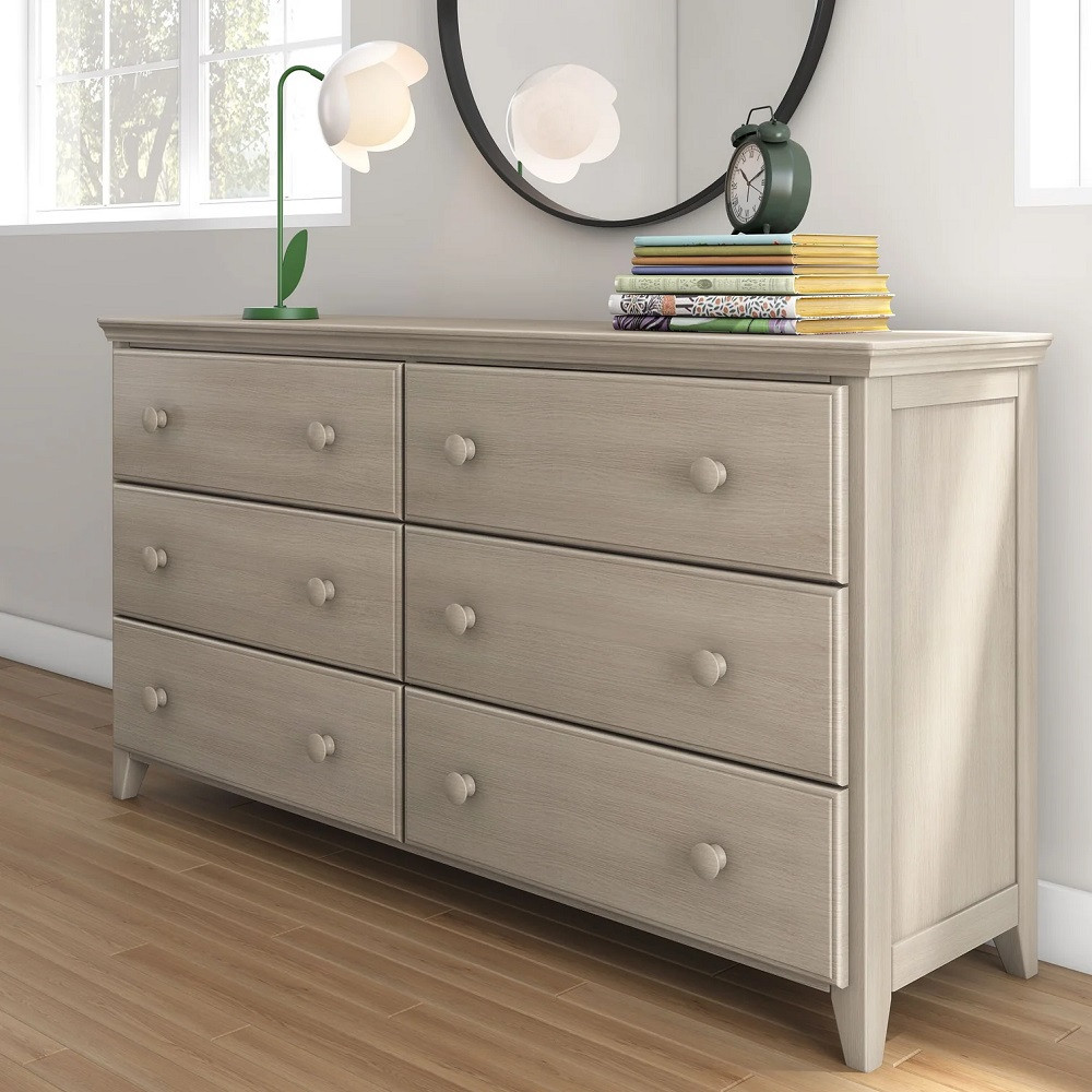 Kivik Sand 6 Drawer Dresser Angled View Room