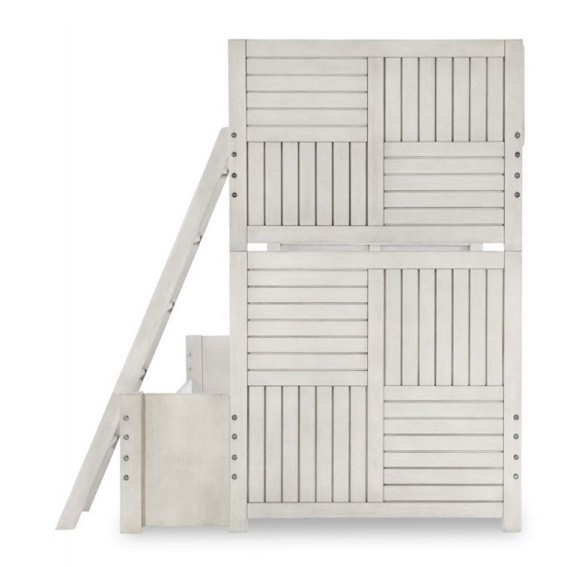 White Rock Twin over Full Bunk Beds for Kids Side View