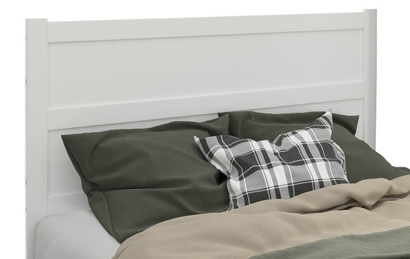 Sage White Queen Size Headboard