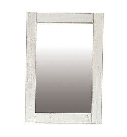 Snowden Distressed White Tall Mirror