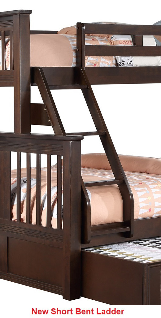 Annapolis Blue New Short Bent Ladder shown in Espresso