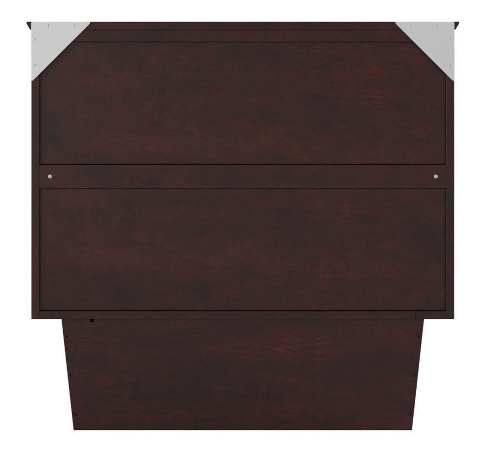 Rowley Espresso Murphy Twin Bed Back View