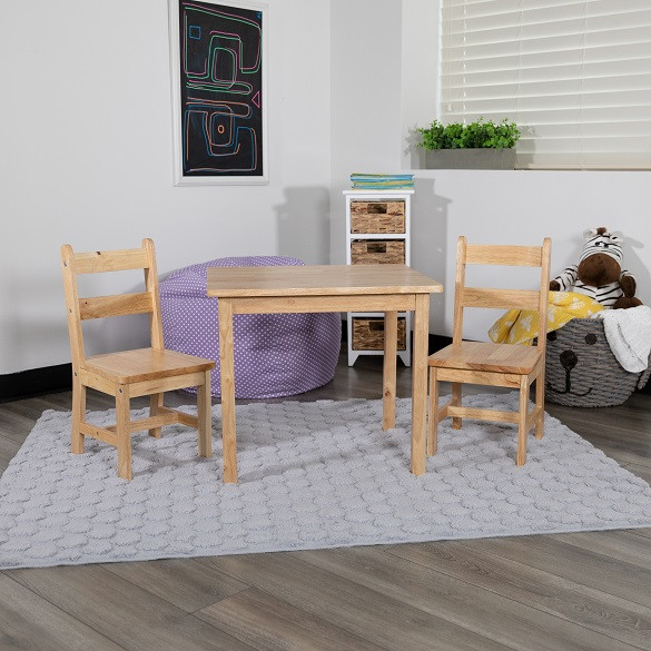 Cameron Natural Kids Tables and Chairs Room 2