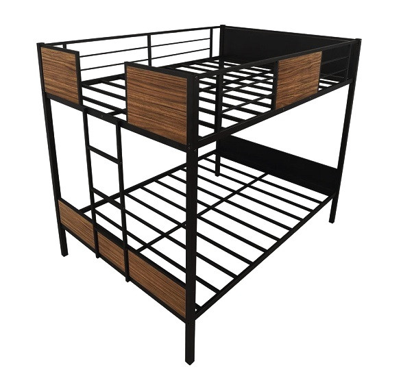 South Bank Full over Full Metal Bunk Beds Top View