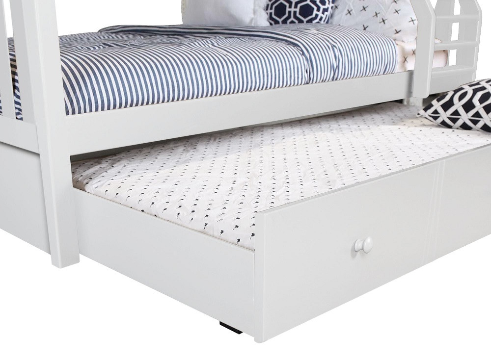 Anaya White Optional Twin Storage Trundle shown with Mattress
