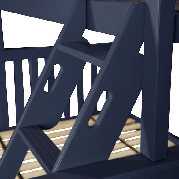 Braxton Blue Bunk Bed Twin over Full Ladder Detail