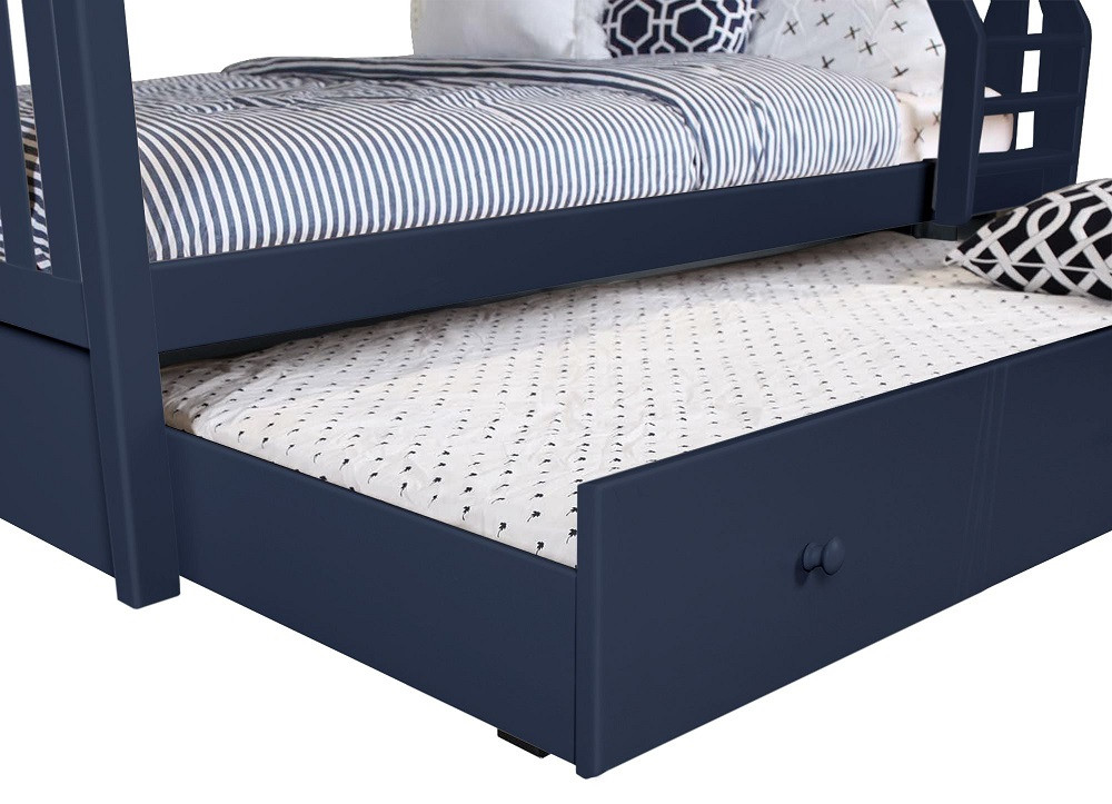 Braxton Blue Optional Twin Storage Trundle shown with Mattress