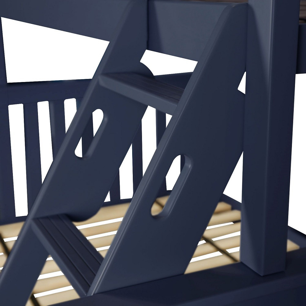 Braxton Blue Bunk Bed Twin over Full Ladder Detail
