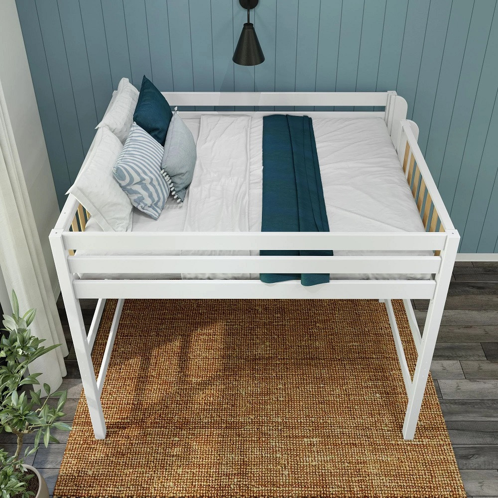 Tinley Park Modern Queen Loft Bed Top View Room