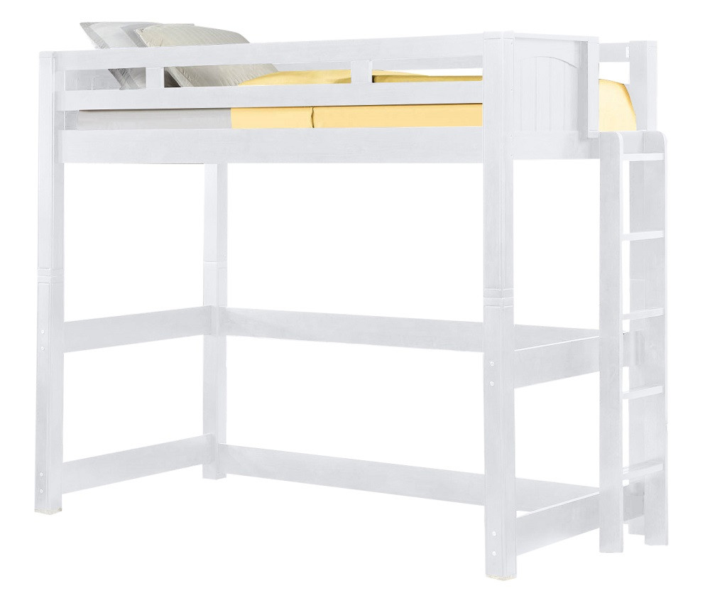 Marissa White Twin Loft Bed