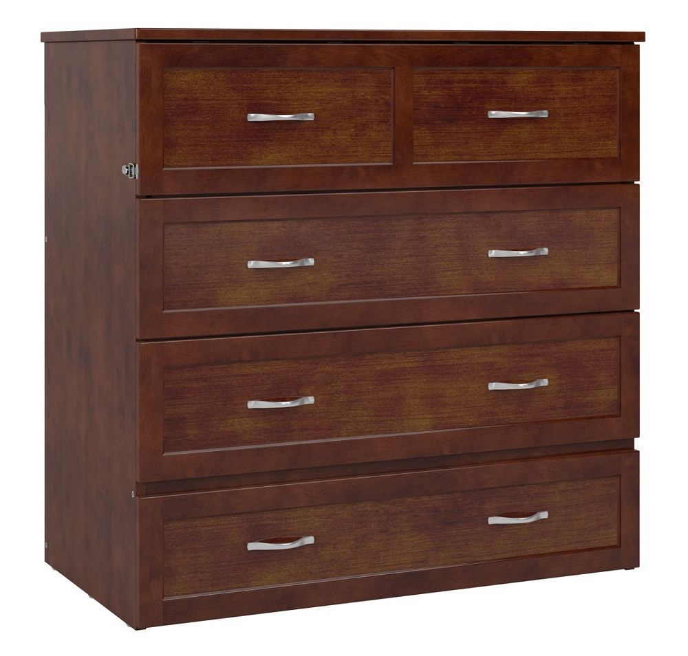 Whittington Walnut Twin XL Murphy Bed