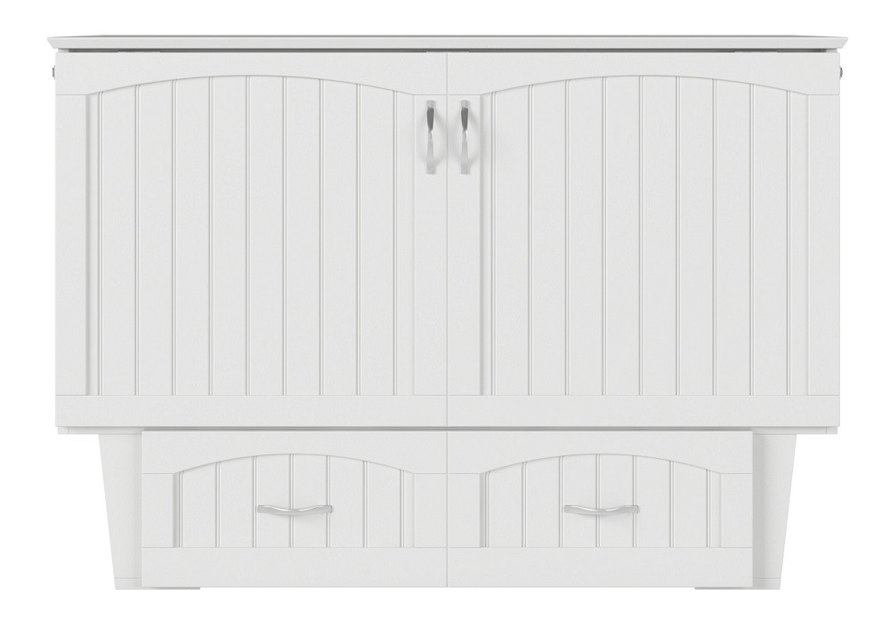 Alameda White Murphy Full Bed Front View